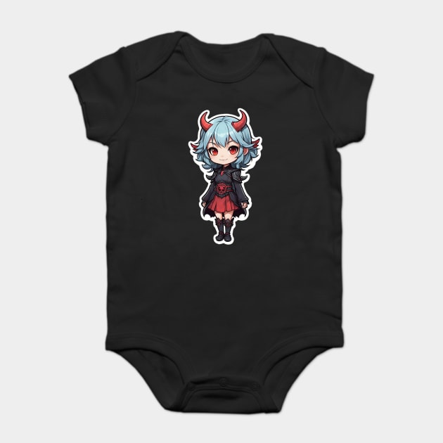 Demon Girl 1 Baby Bodysuit by Grave Digs